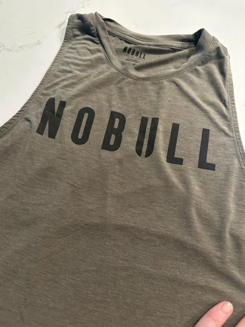 NOBULL Muscle Tank Olive Green - Picture 7 of 12
